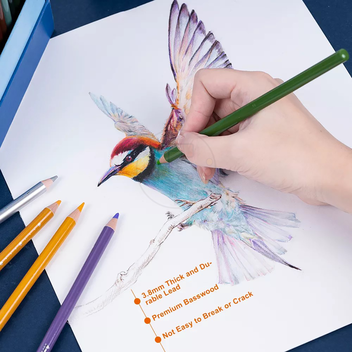 Arrtx 72 Colored Pencils set - Image 3