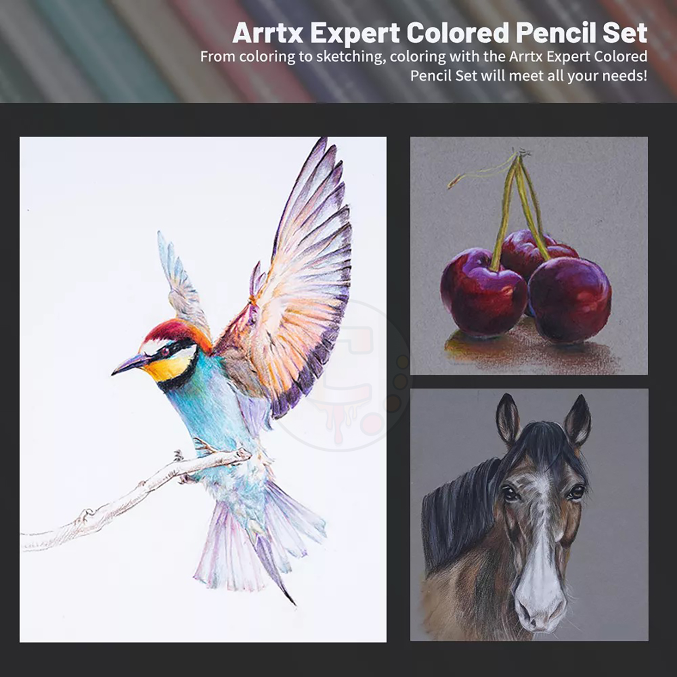 Arrtx 72 Colored Pencils set - Image 12