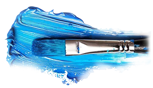 pngtree brush strokes with blue artistic color png image 19114301