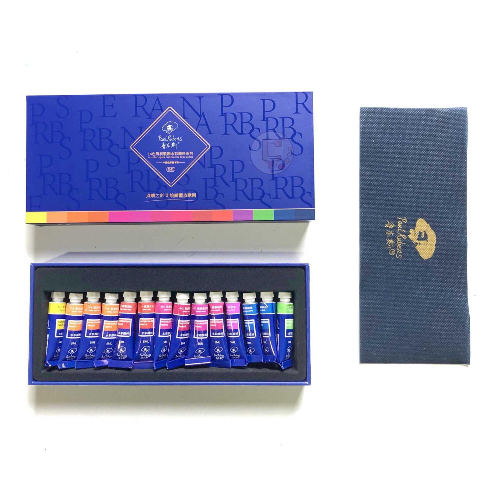 paul rubens opera series 5ml 14 colors fluorescent watercolor paint